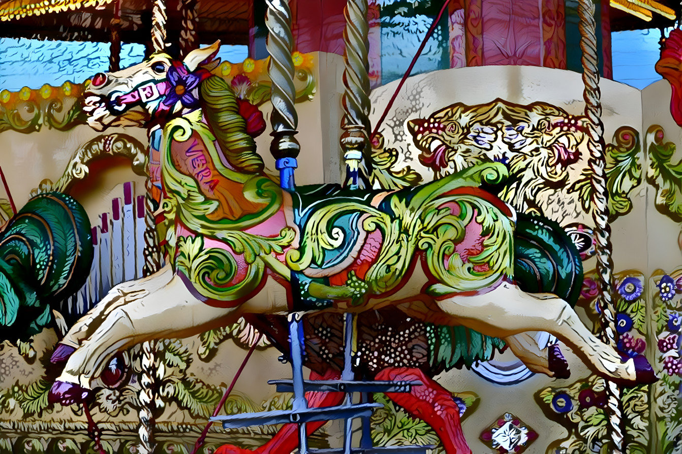 Vera the Merry-Go-Round Horse 