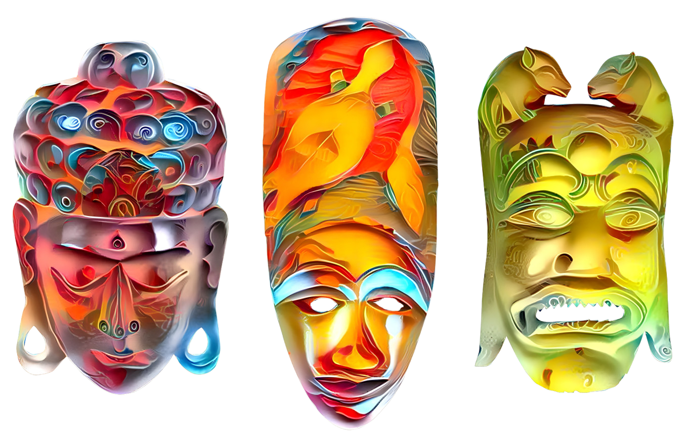 Three Masks