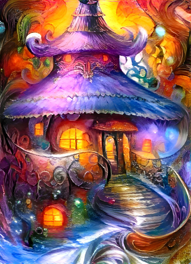 Fantasy Mushroom House