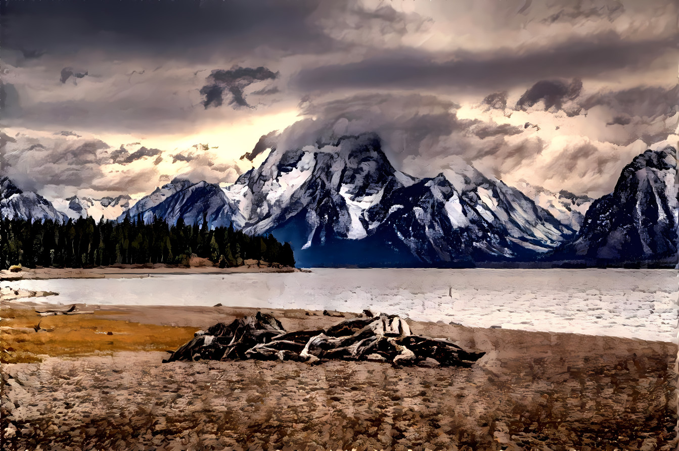 Jackson Lake in Grand Teton National Park ~~~