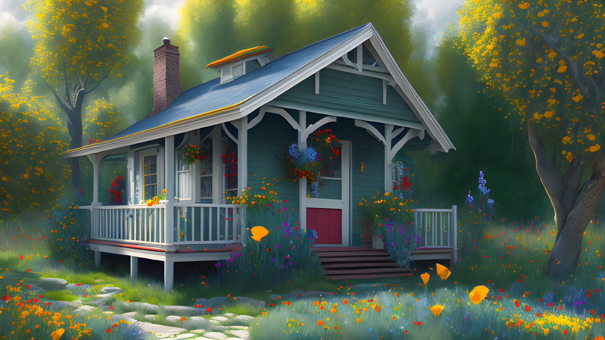 Cozy summer cottage