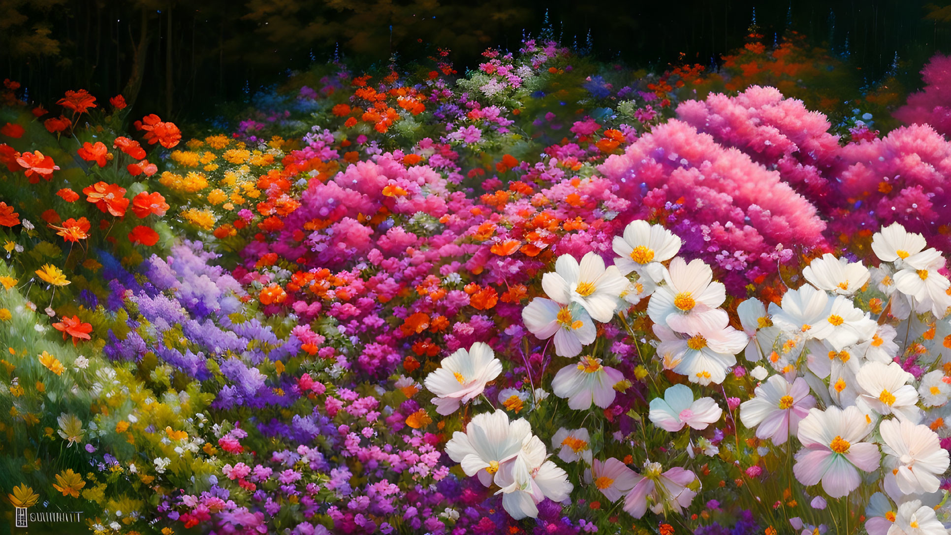 Fantasy Flowers of all colours