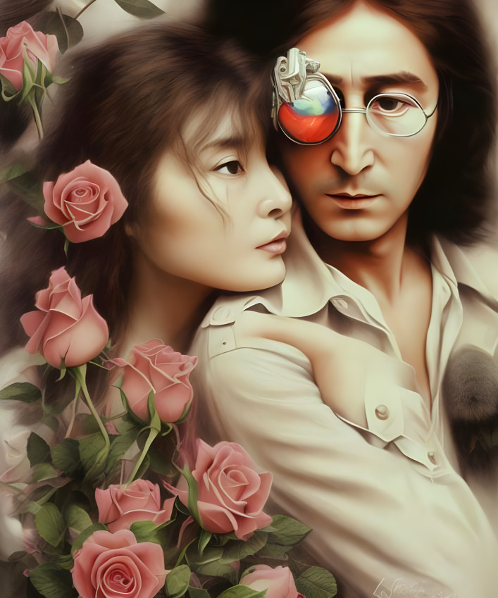 John Lennon Loves Yoko Ono Loves John Lennon