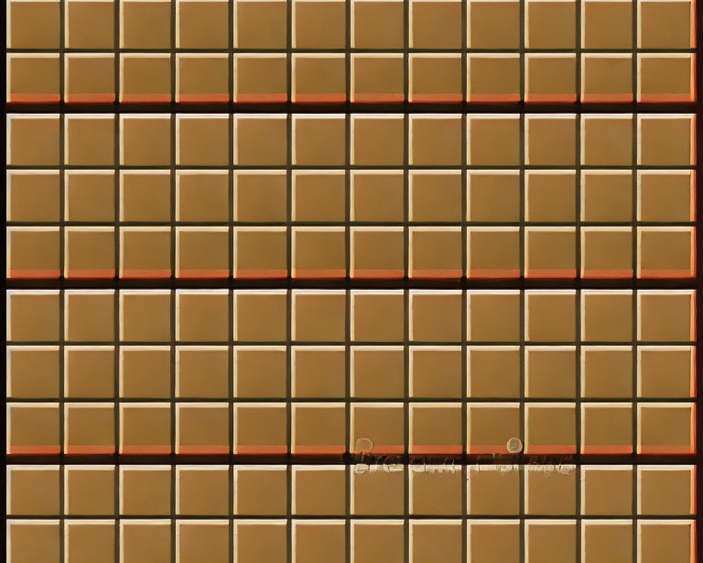 Minimalist Abstract Brown Gradient Square Tiles with Thin Dark Borders