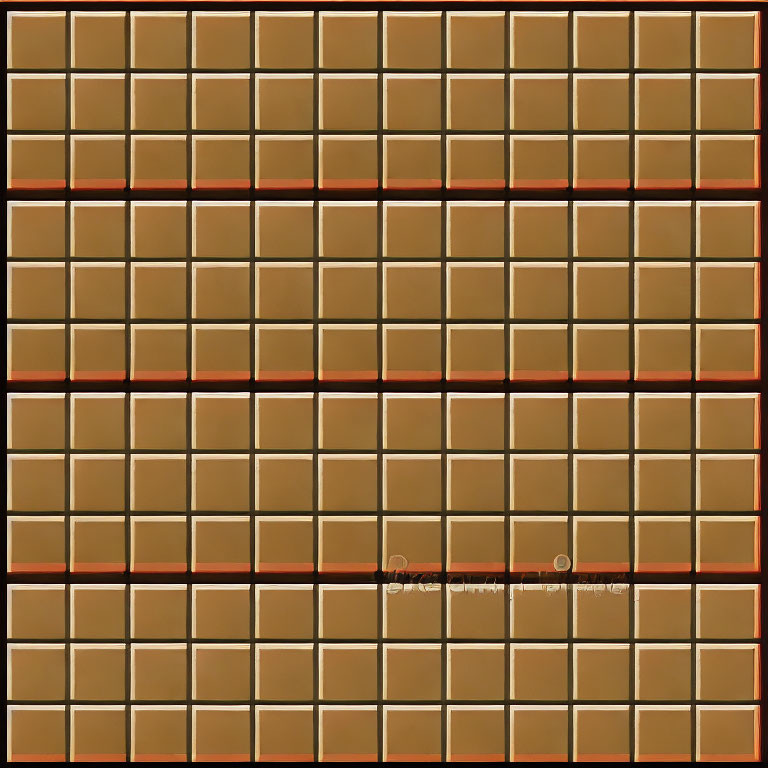 Minimalist Abstract Brown Gradient Square Tiles with Thin Dark Borders