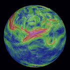 Detailed Satellite Image: Asia & Australia Weather Patterns & Ocean Currents