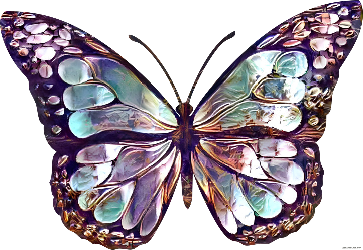 Glass butterfly