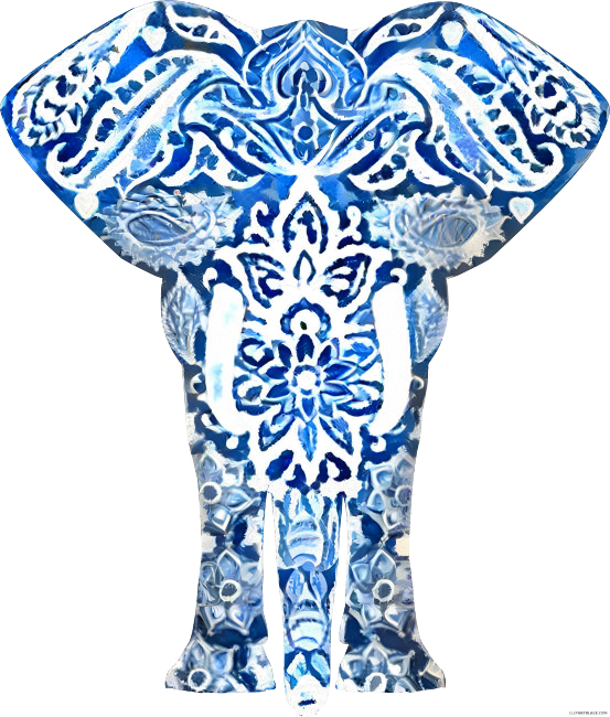 Indigo elephant