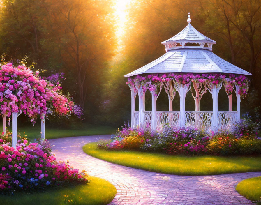 Pink Gazebo