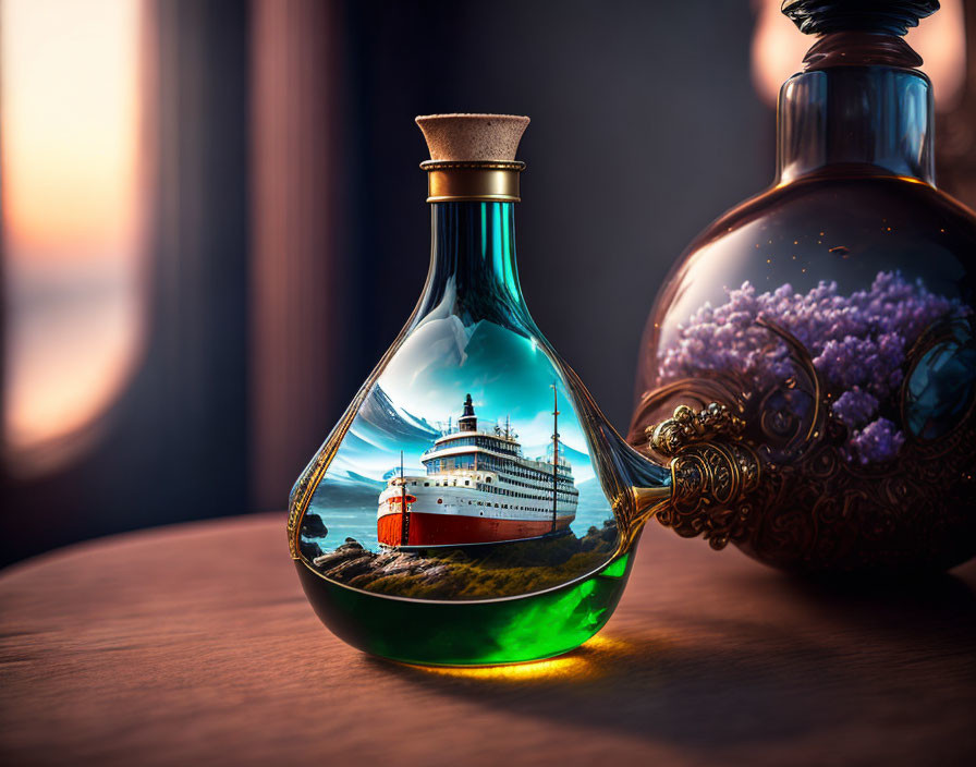 World in a bottle