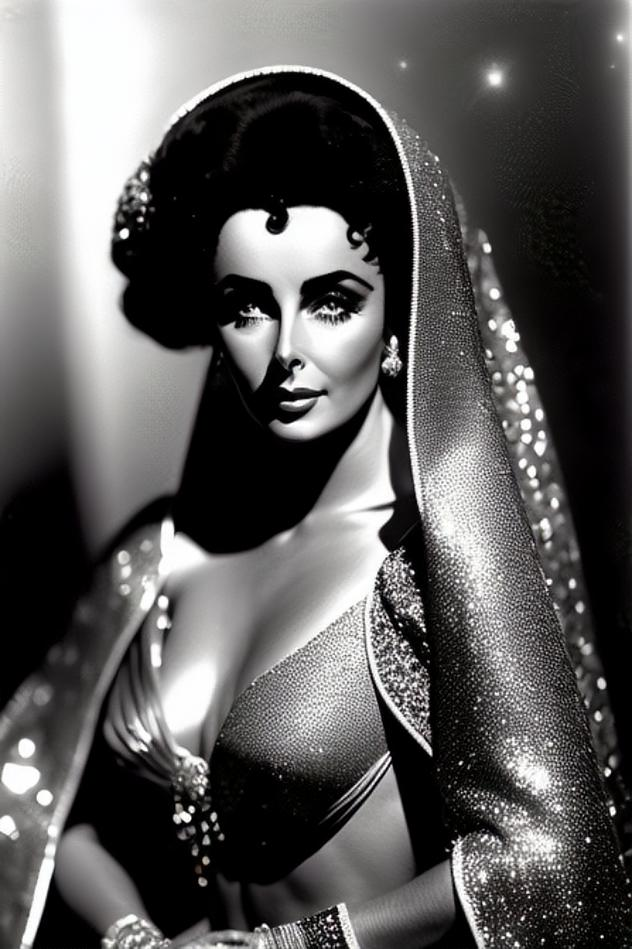 Elizabeth Taylor In Silver II