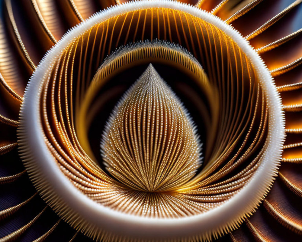 Detailed Close-Up of Spiral Book Pages with Abstract Pattern and Warm Light Texture