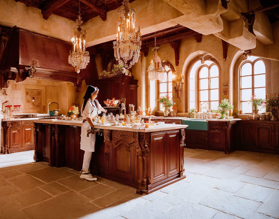 Castle kitchen