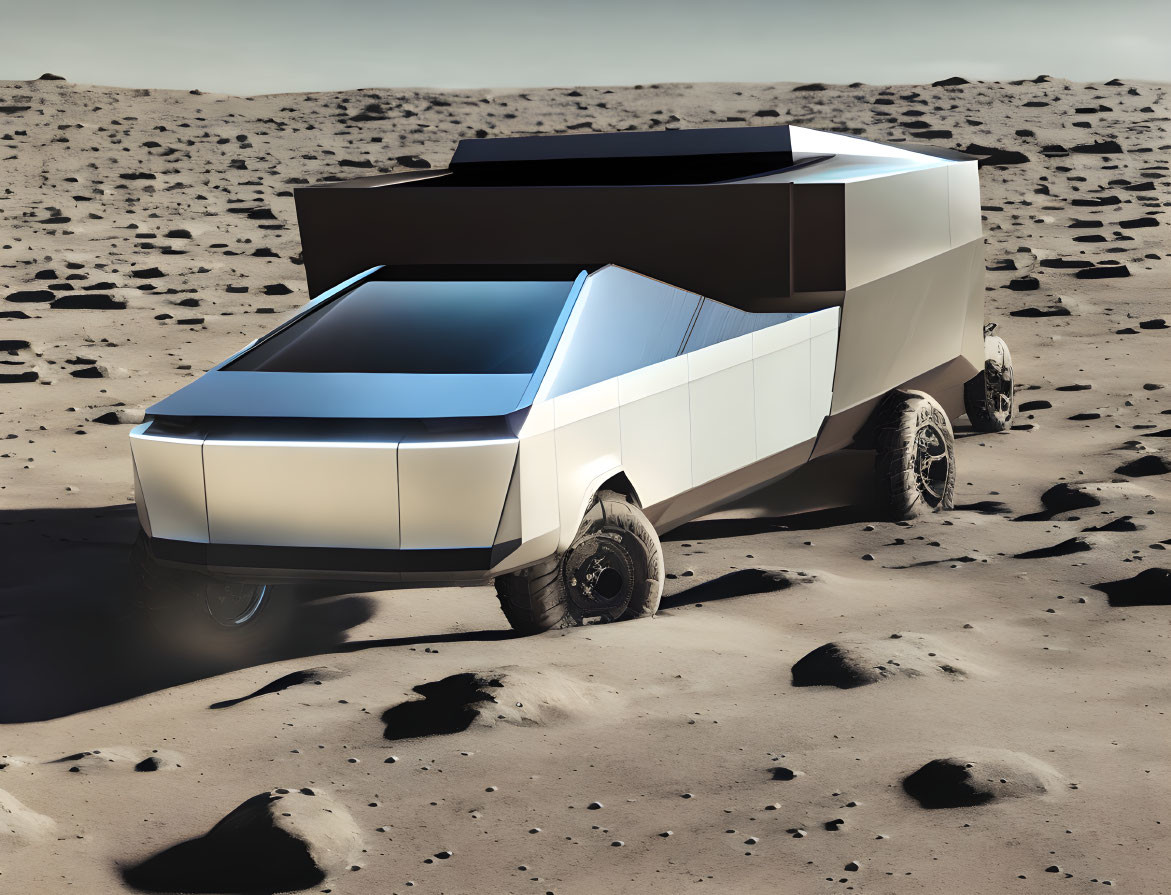 Geometric Design Electric Vehicle on Mars-Like Terrain