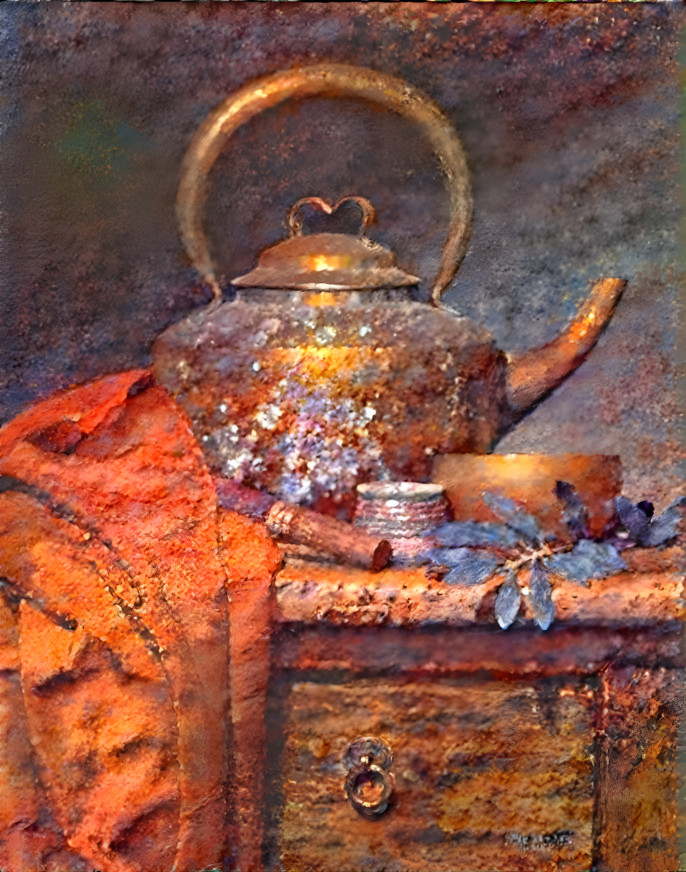 Stil life of a Copper Kettle 