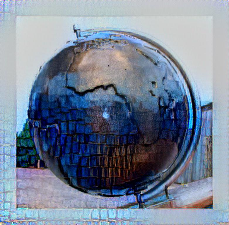 3D Globe Washington  D.C.