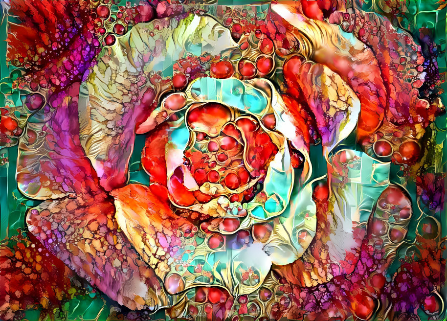 decorated rose