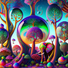 Colorful swirling patterns and galaxy textures in digital art.