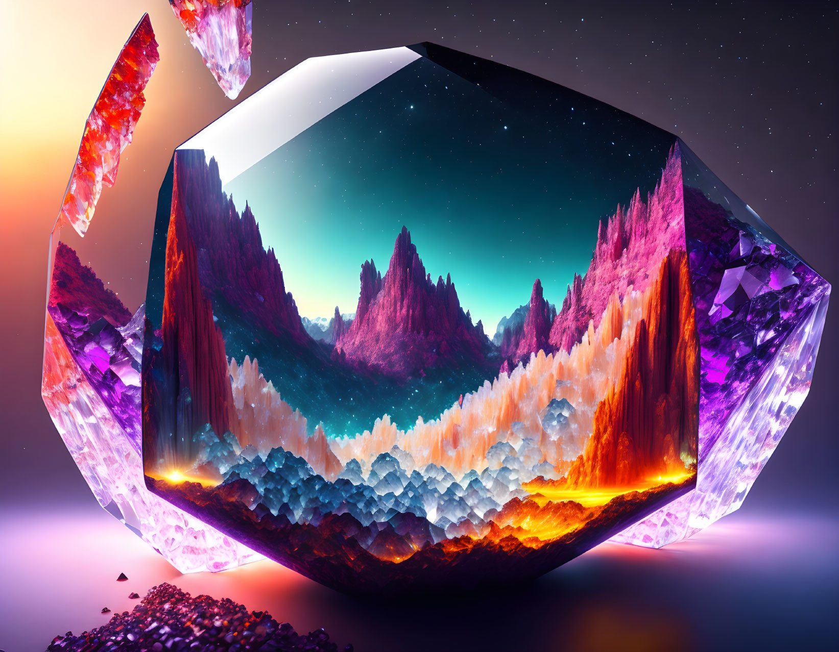 Crystal world