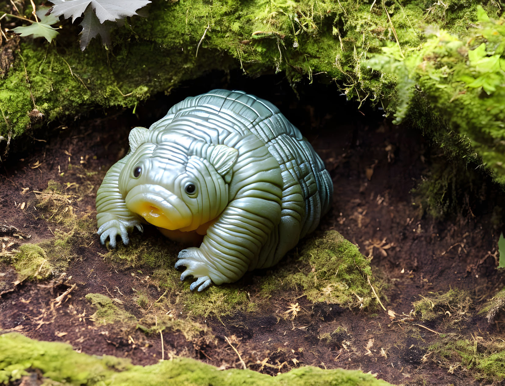 Exaggerated Patterned Shell Tortoise Garden Sculpture