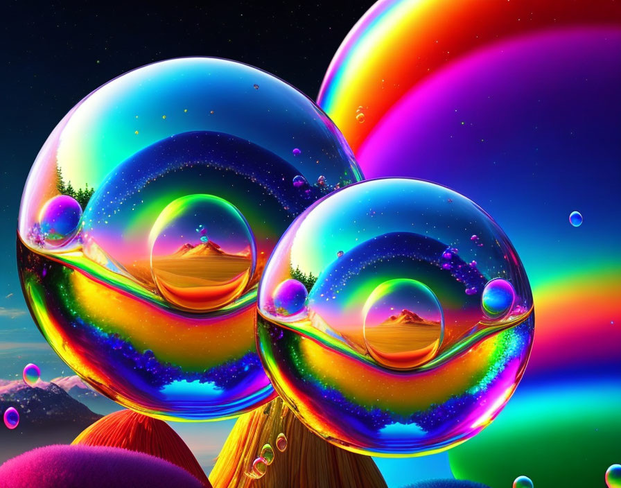 Colour bubble