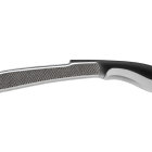 Modern Black & Silver Hair Straightener: Thin Flat Iron Design, Digital Temperature Display