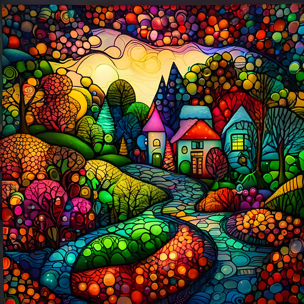 colorful landscape