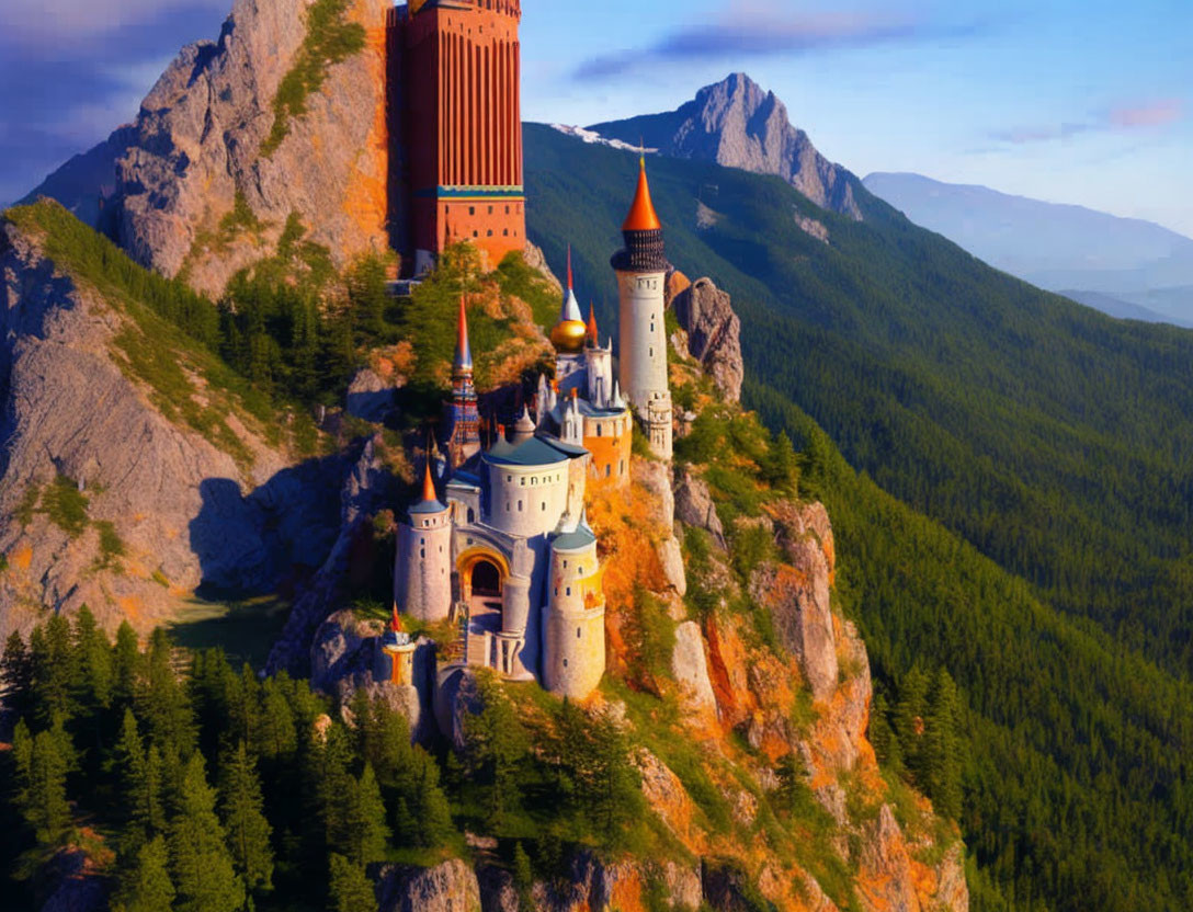 Mountain top castle 