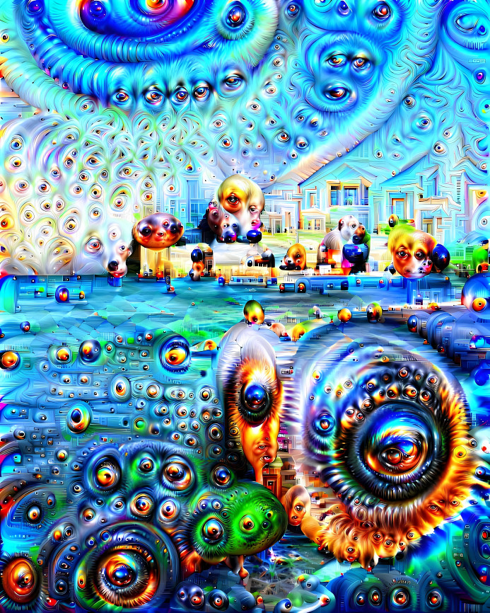 Peniscola (Spain), during a rare deep dream