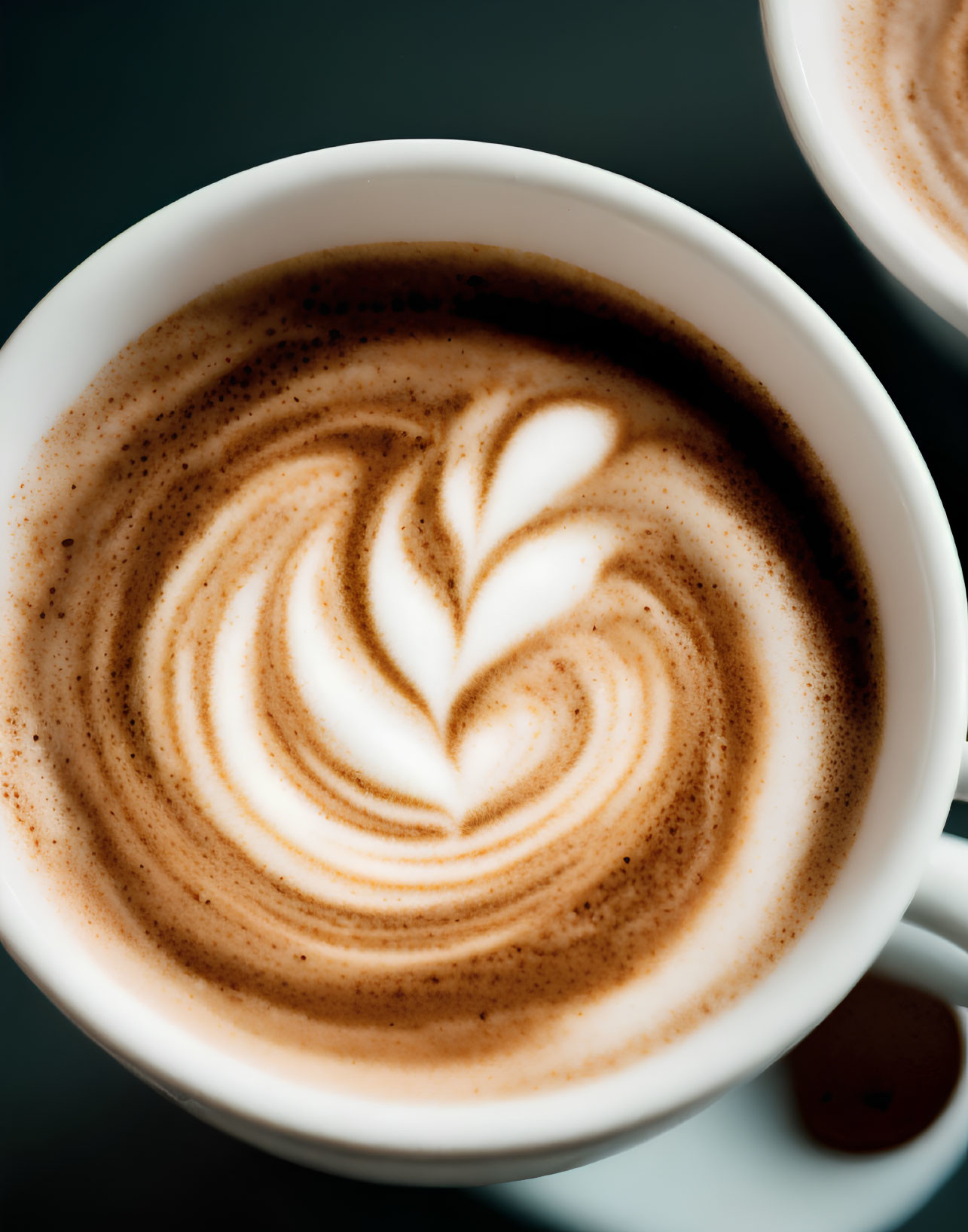 Latte Art: Heart-shaped Design on Coffee Cup