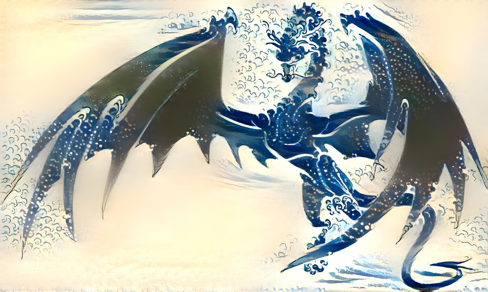 Japanese Wave/ Dragon