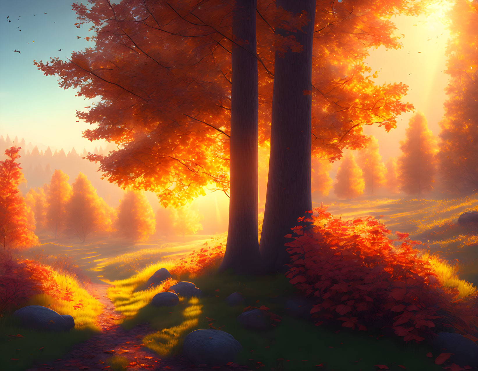 Autumn forest 