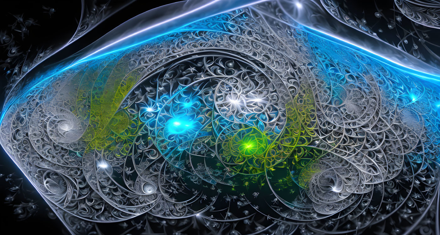  abstract vector fractal,