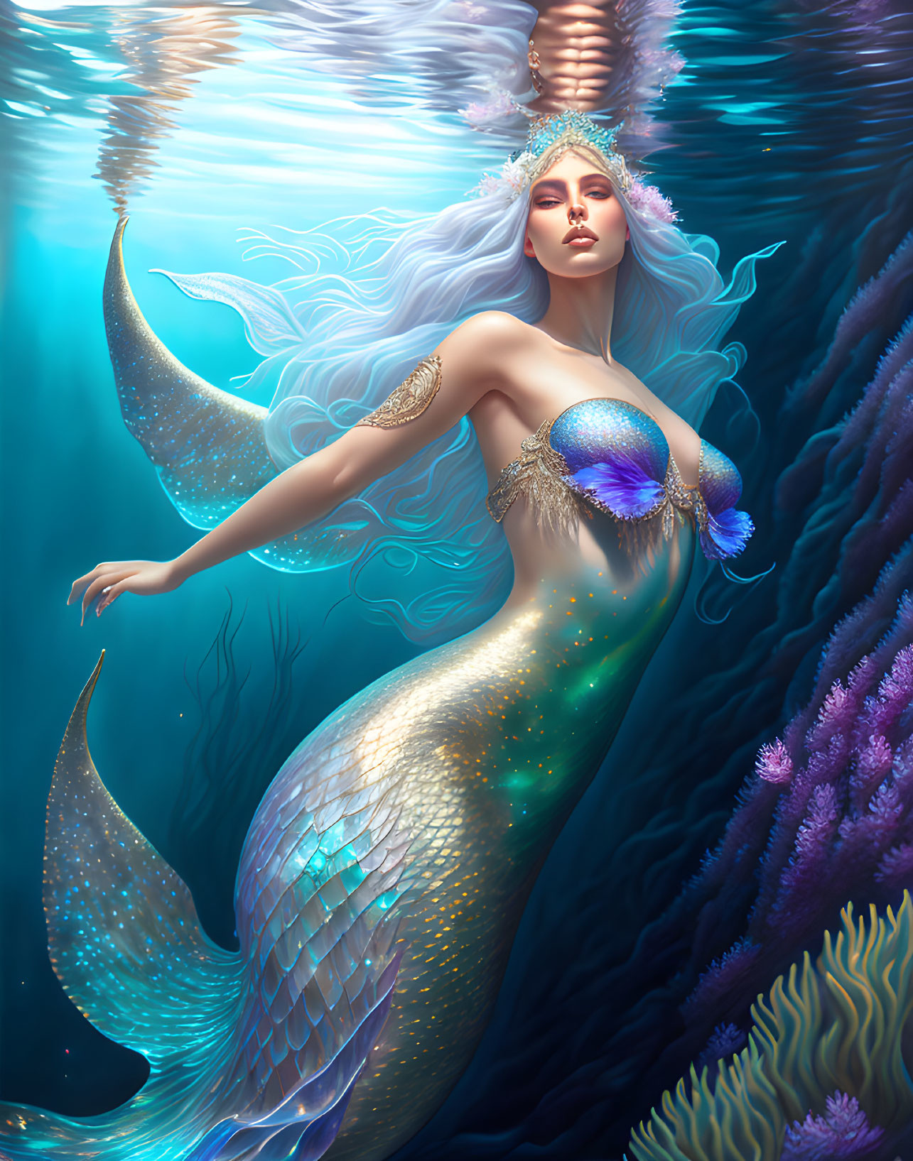 , mermaid,