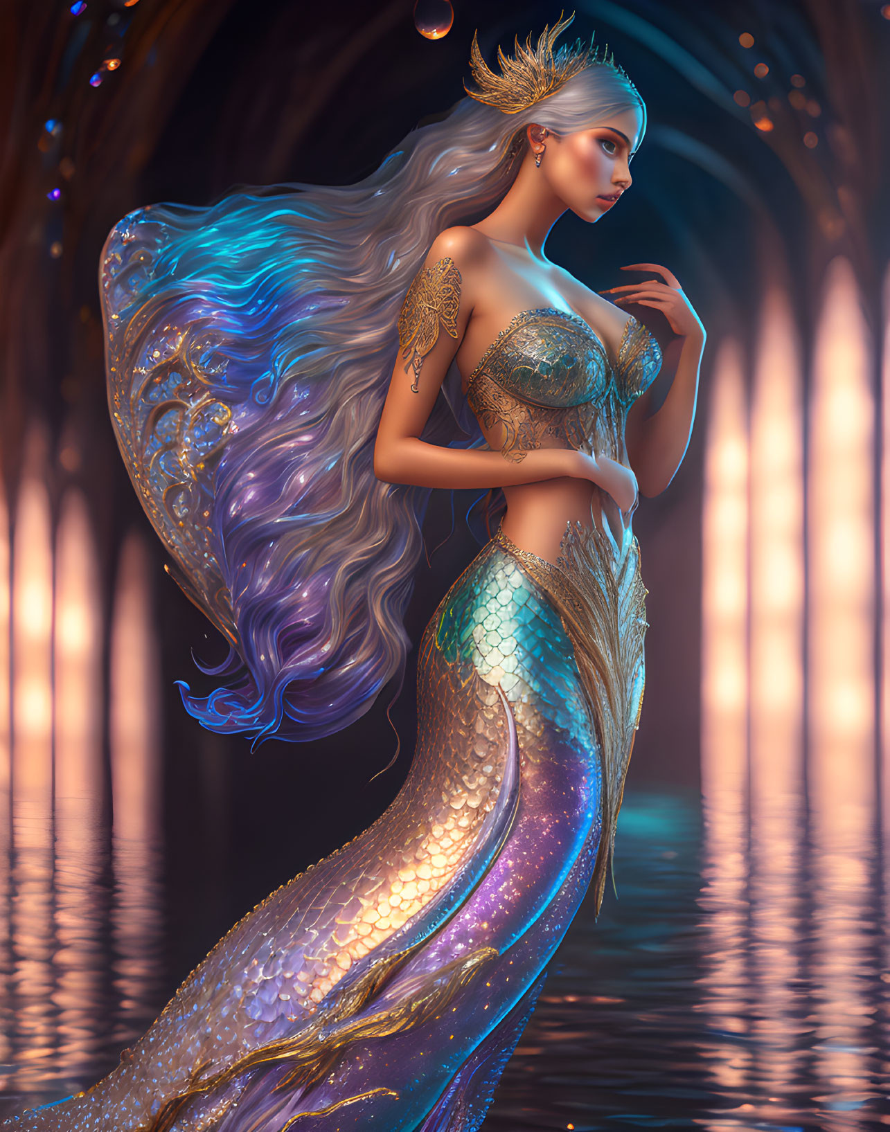 , mermaid,