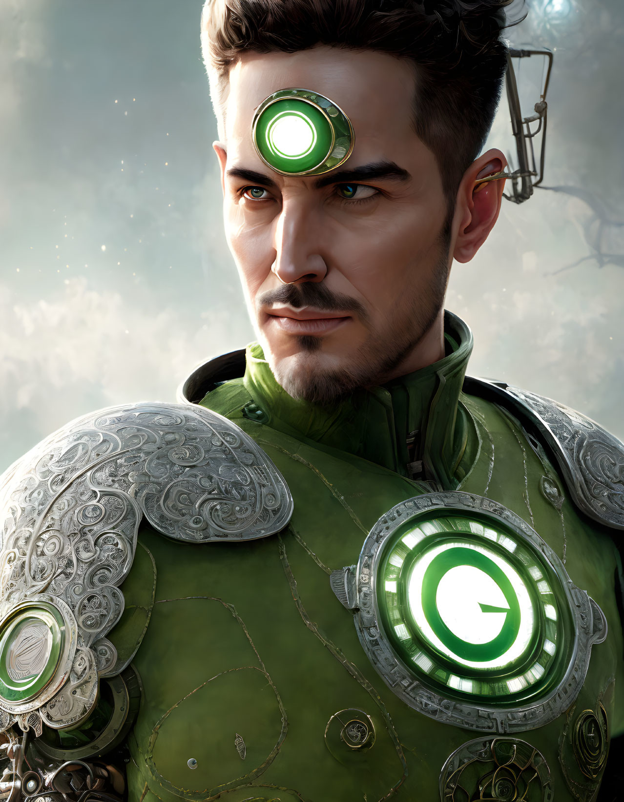  Steampunk Green Lantern