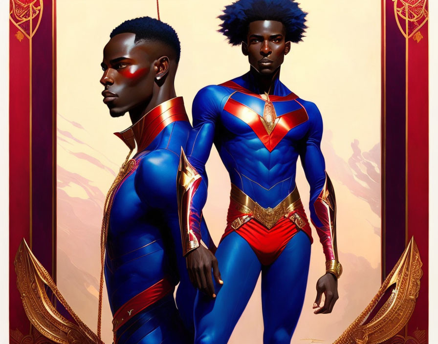 Afro haïtian  superhero  