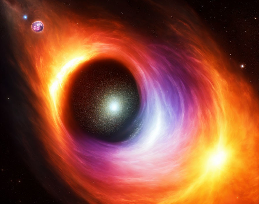 Black Hole Eating Star