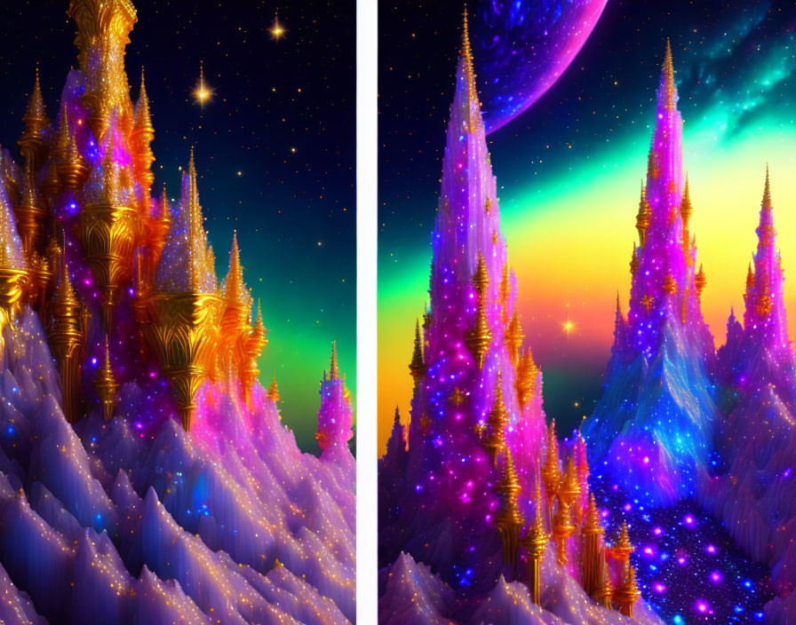 Cosmic Ice Castles