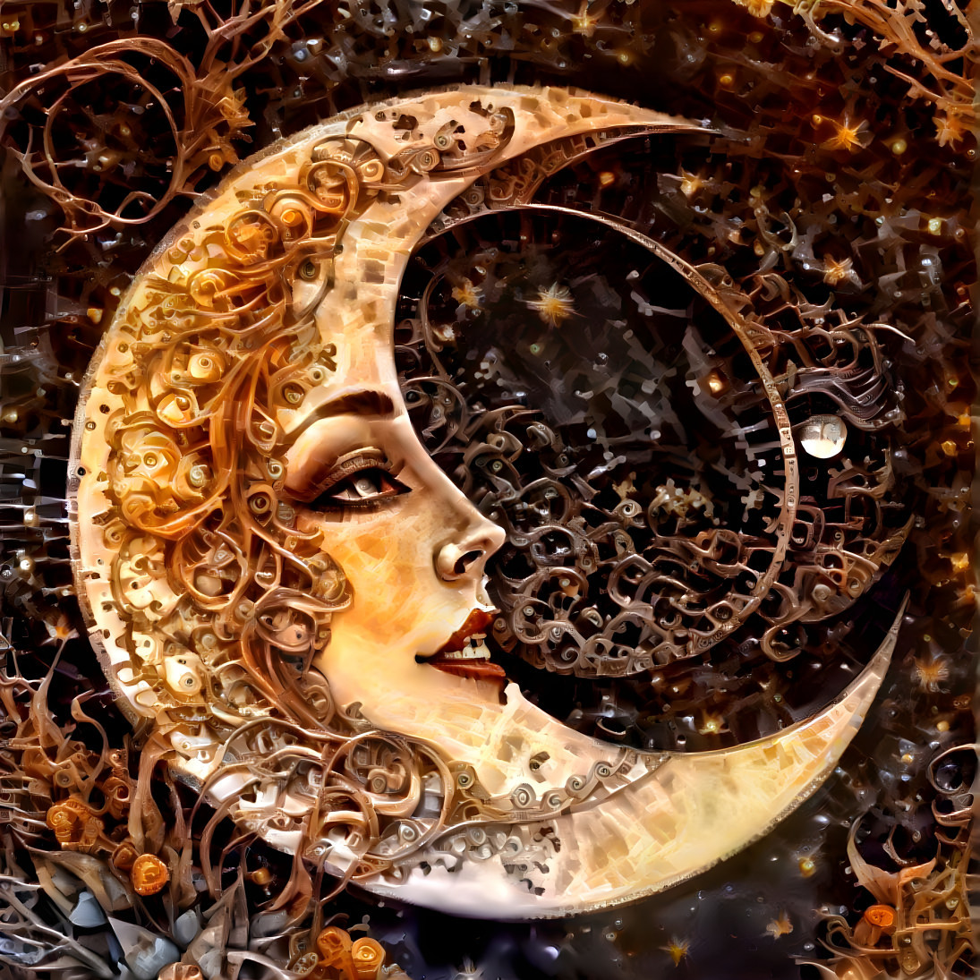 Lady in the Moon 2