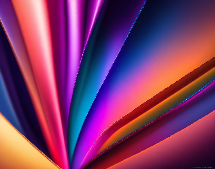 Colorful Abstract Background with Intersecting Rainbow Hues