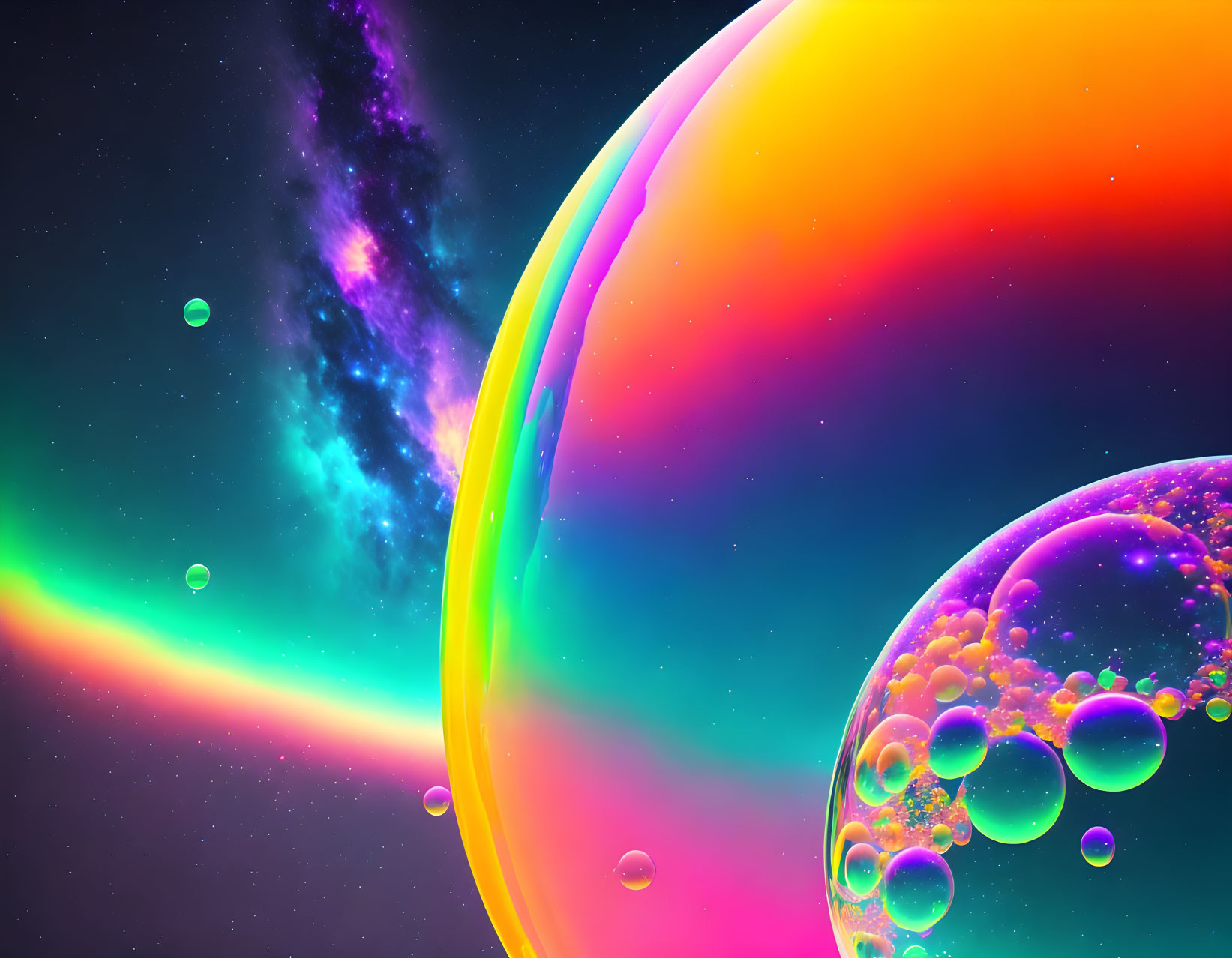 Space bubbles