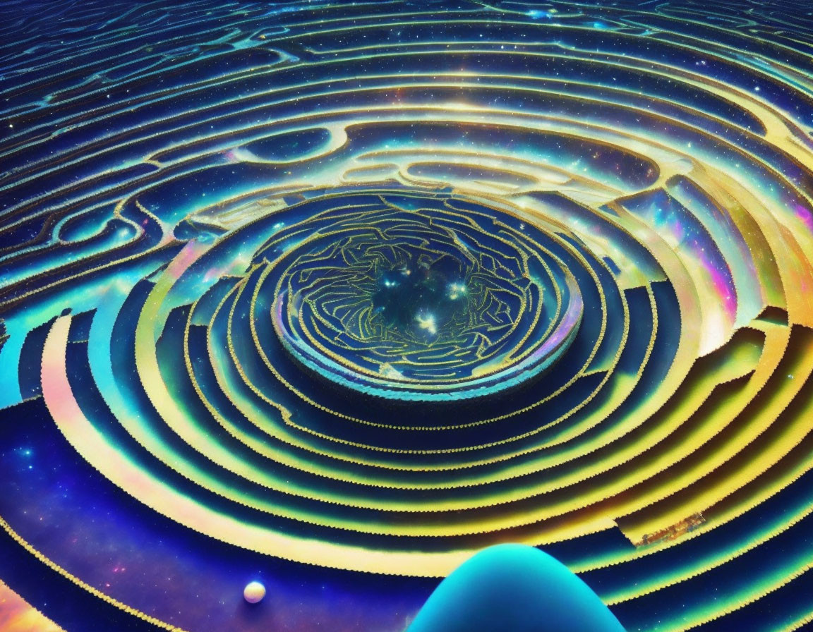 Concentric Circles Ripple Effect on Cosmic Background