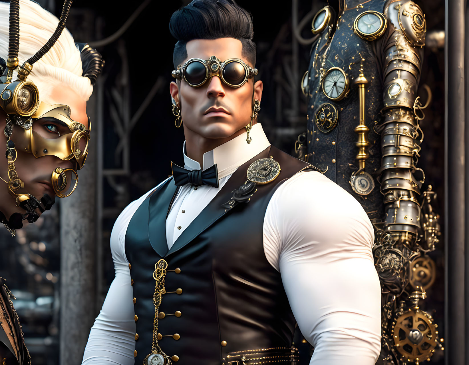 Steampunk man