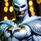 Detailed Batman illustration in iconic suit and cowl with stern expression.