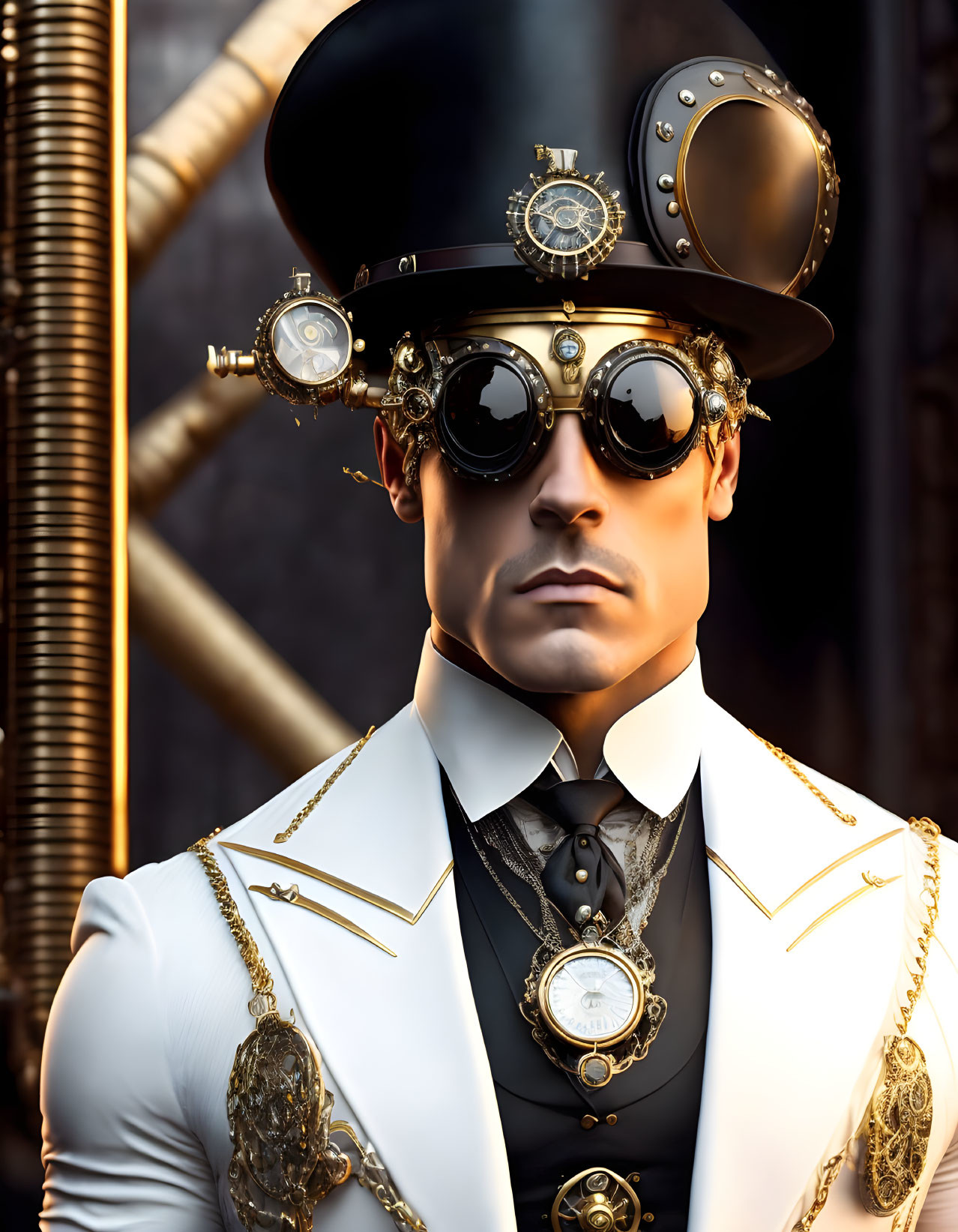 Steampunk man