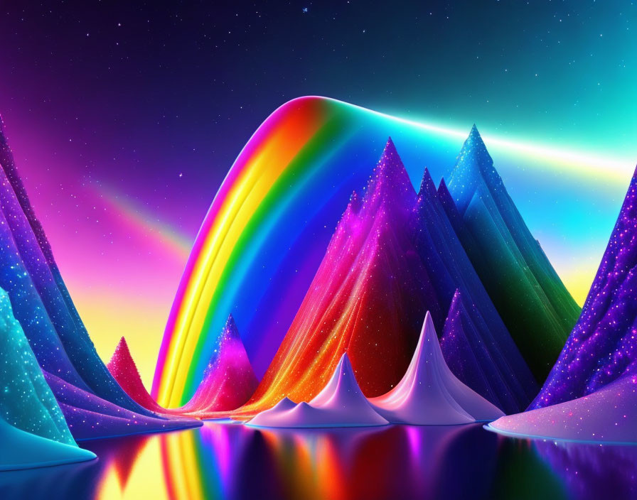 Rainbow Meringue