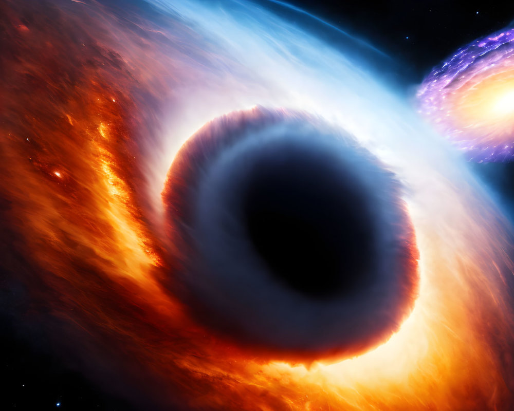 Black Hole with Accretion Disk in Cosmic Scene