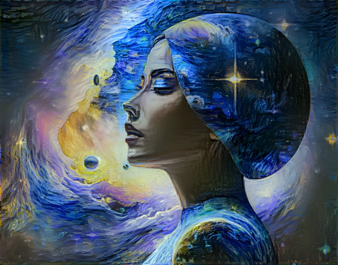 Starry Night Girl