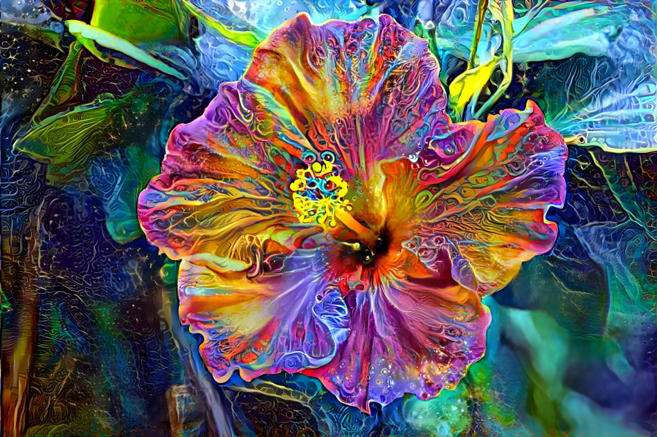 Rainbow flower